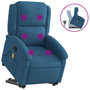 Voir la diapositive 2 : VIDAXL Fauteuil de massage inclinable Bleu Velours