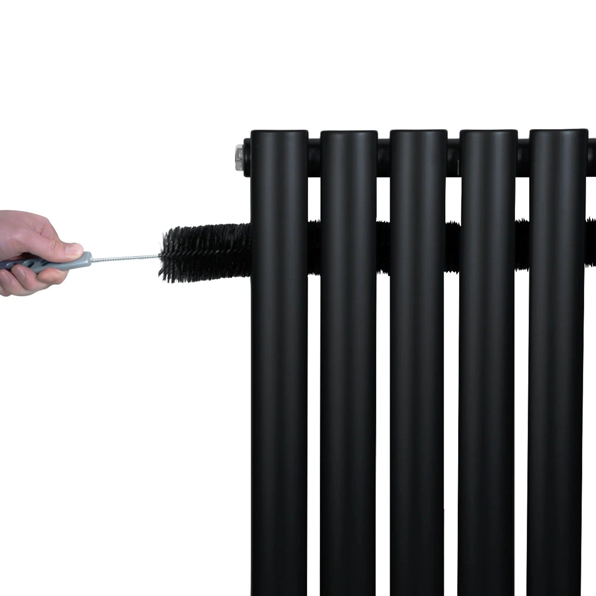 Voir la diapositive 5 : MONSTERSHOP Radiateur à colonnes ovales & vannes, 1 panneau - 1600 x 240 mm