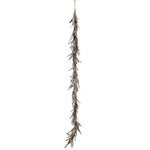 Paris Prix Guirlande de Noël  Plumes Déco  160cm Argent