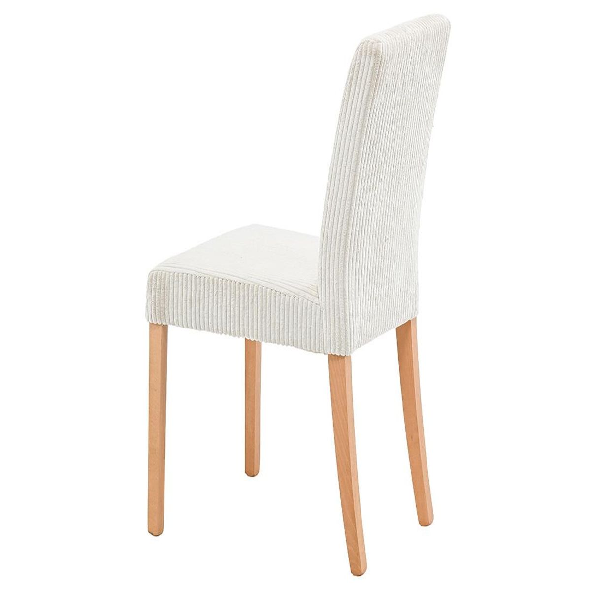 BEST MOBILIER Gemma - lot de 2 chaises - en velours côtelé