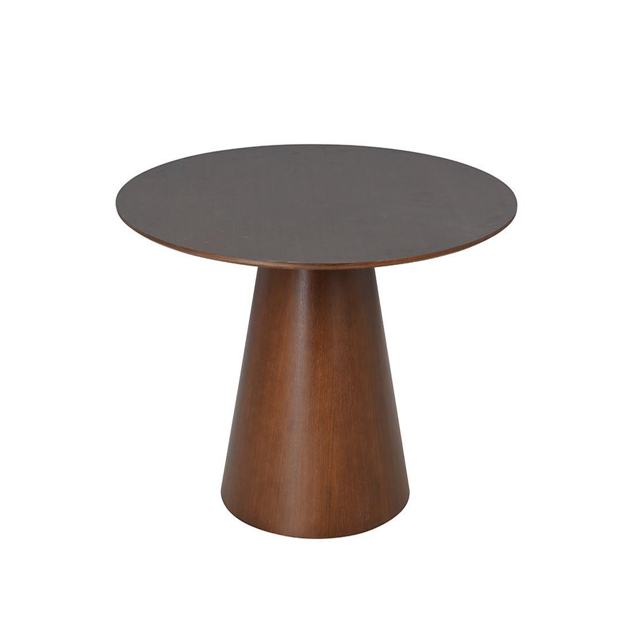 Voir la diapositive 1 : LISA DESIGN Toledo - table à manger ronde - effet bois foncé - 120 cm - 4 à 6 personnes