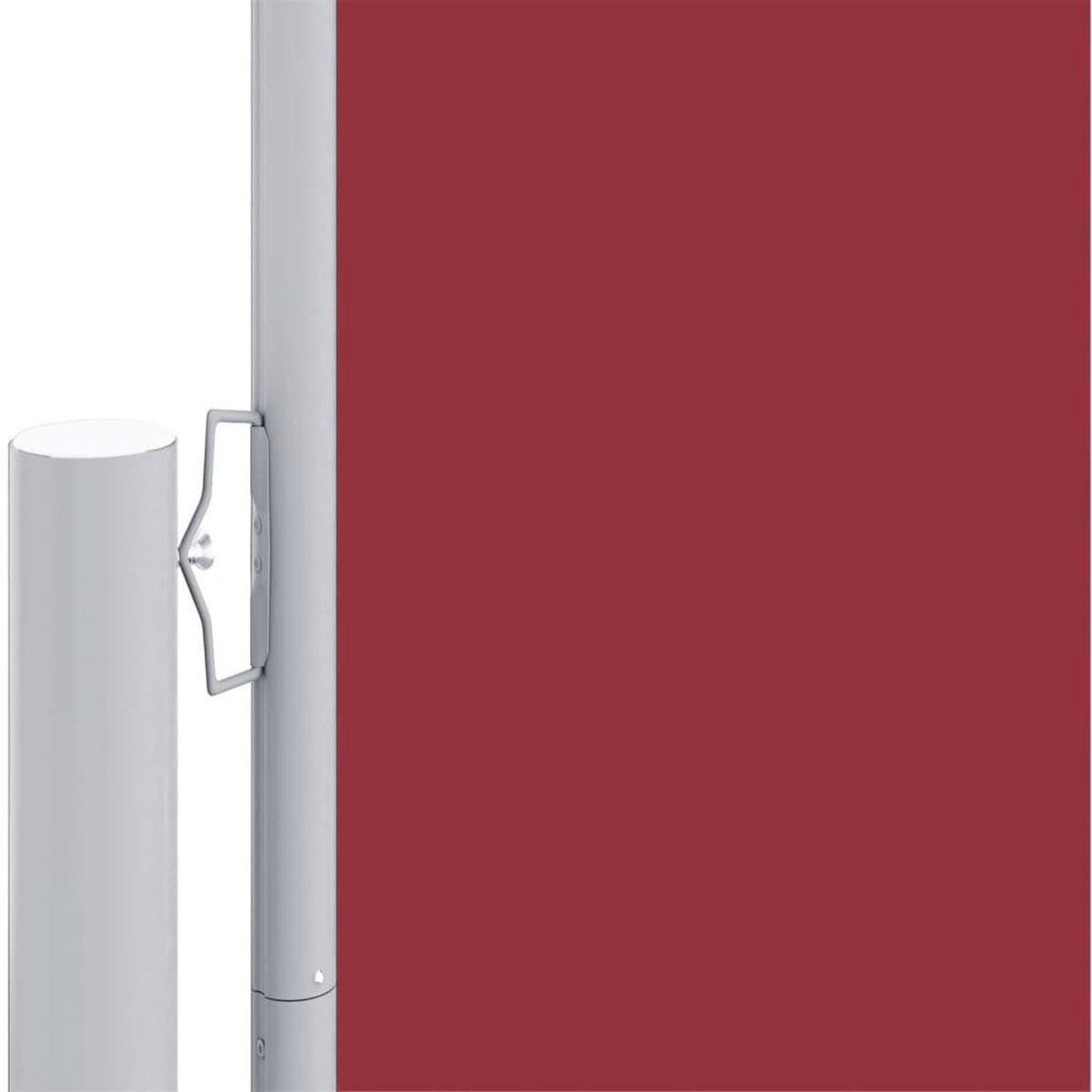 VIDAXL Auvent lateral retractable Rouge 180x600 cm