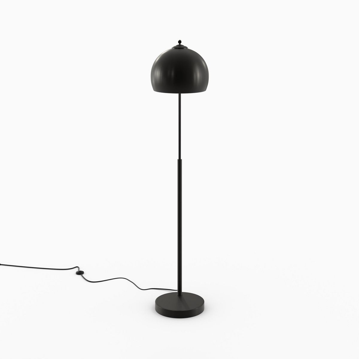Rendez vous déco Lampadaire en métal couleur noir et laiton - Dinard