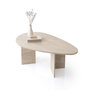 Voir la diapositive 1 : Habitat et Jardin Table basse en bois  Flap  139,5 x 79,5 x 42 cm - Travertin