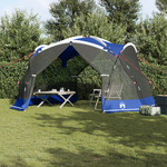 VIDAXL Tente Anti Moustiques de Camping avec Portes Bleue pour 10 Personnes Imperméable