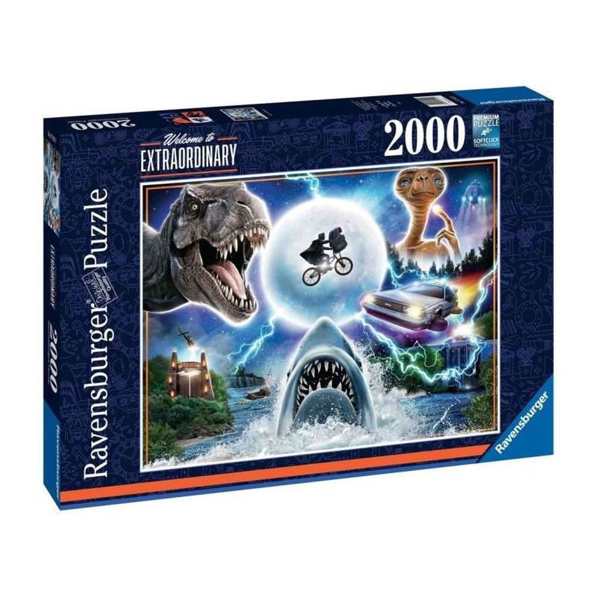 RAVENSBURGER Puzzle 2000 pièces Les films cultes Universal - univers cinéma - Ravensburger