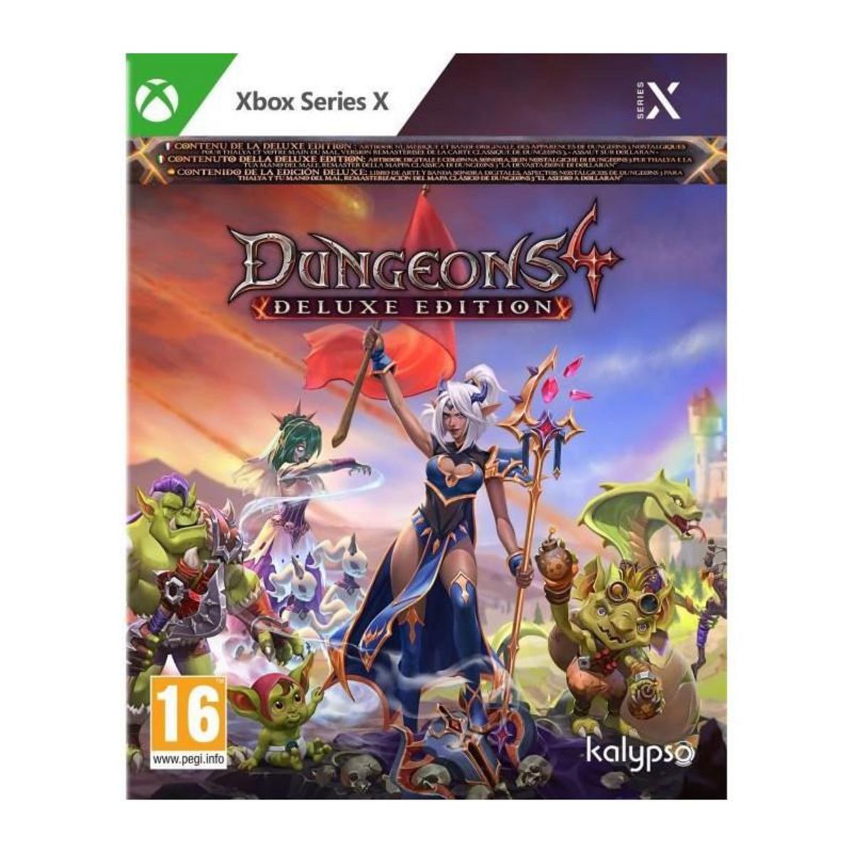 MICROIDS Dungeons 4 - Jeu Xbox - Edition Deluxe