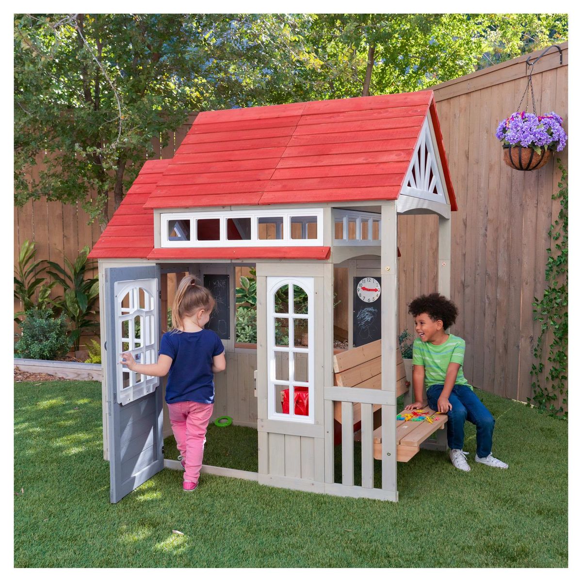 Kidkraft cabane de jardin enfant en bois Braewood 