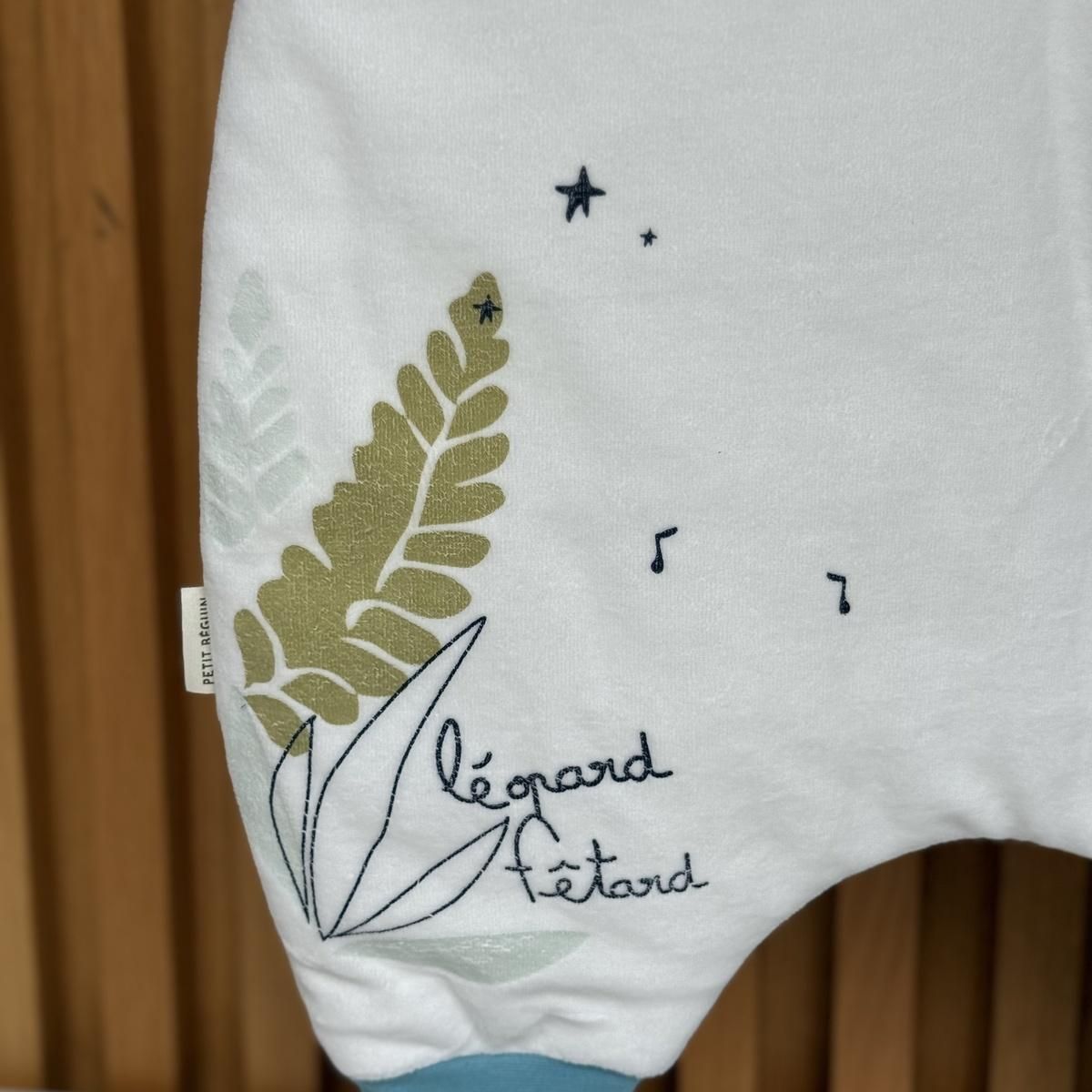 Petit Béguin Turbulette d'hiver en velours avec pieds retroussables Oscar