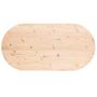 Voir la diapositive 4 : VIDAXL Dessus de table 100x50x2,5 cm bois de pin massif ovale