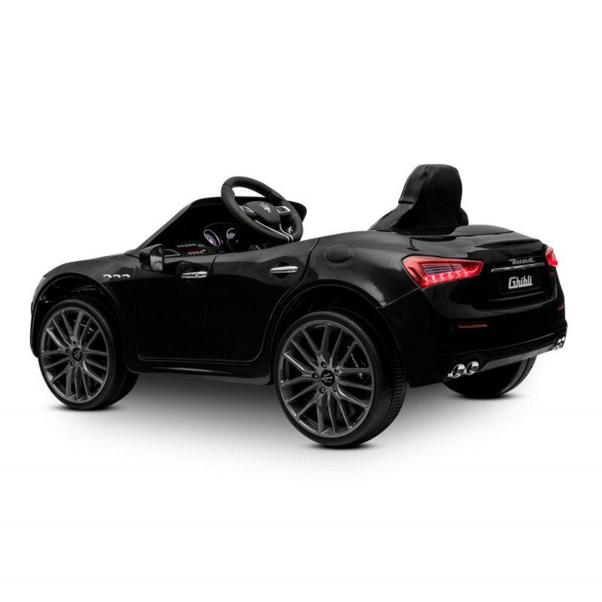 JT2D Maserati Ghibli Voiture Electrique Enfant (2 x 25W) 108 x 56 x 44 cm - Marche av/ar, Phares, Musique et Télécommande parentale