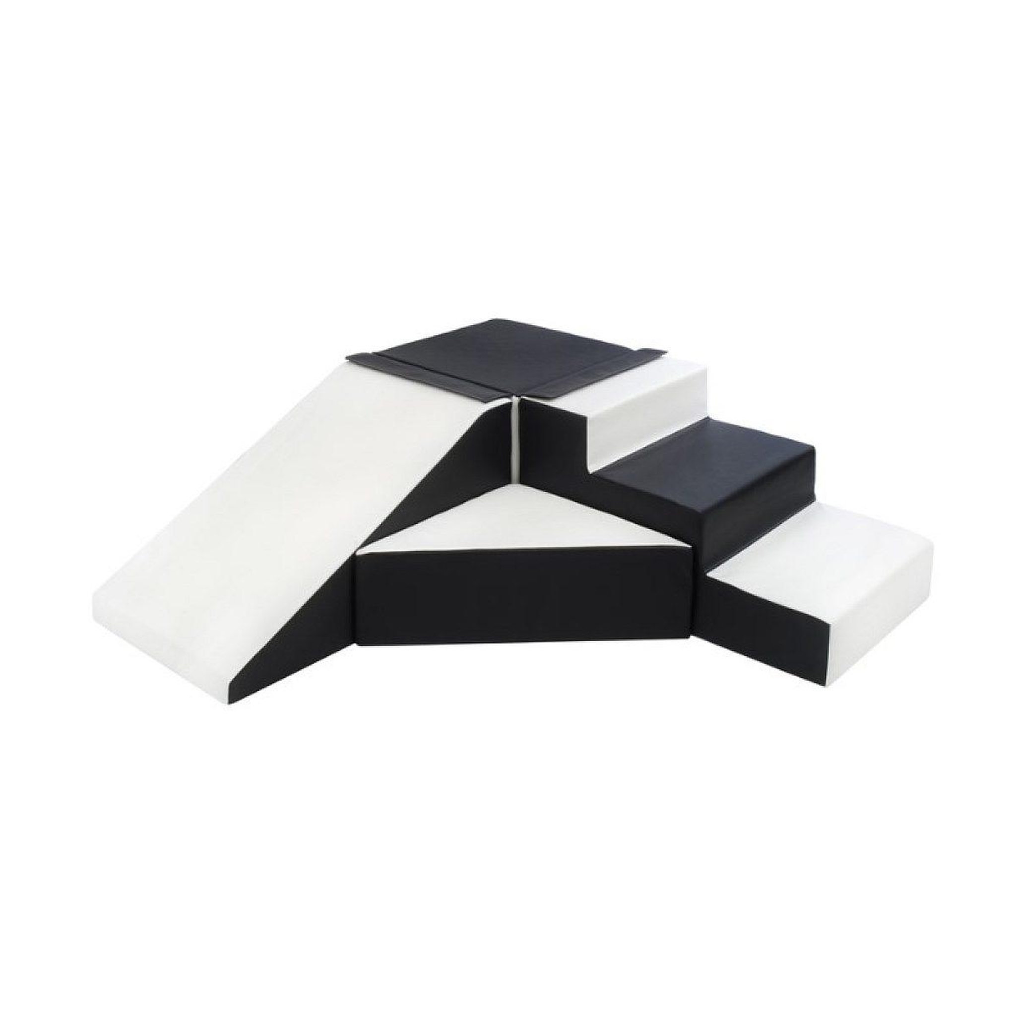 VELINDA Set de 4 blocs noir - blanc