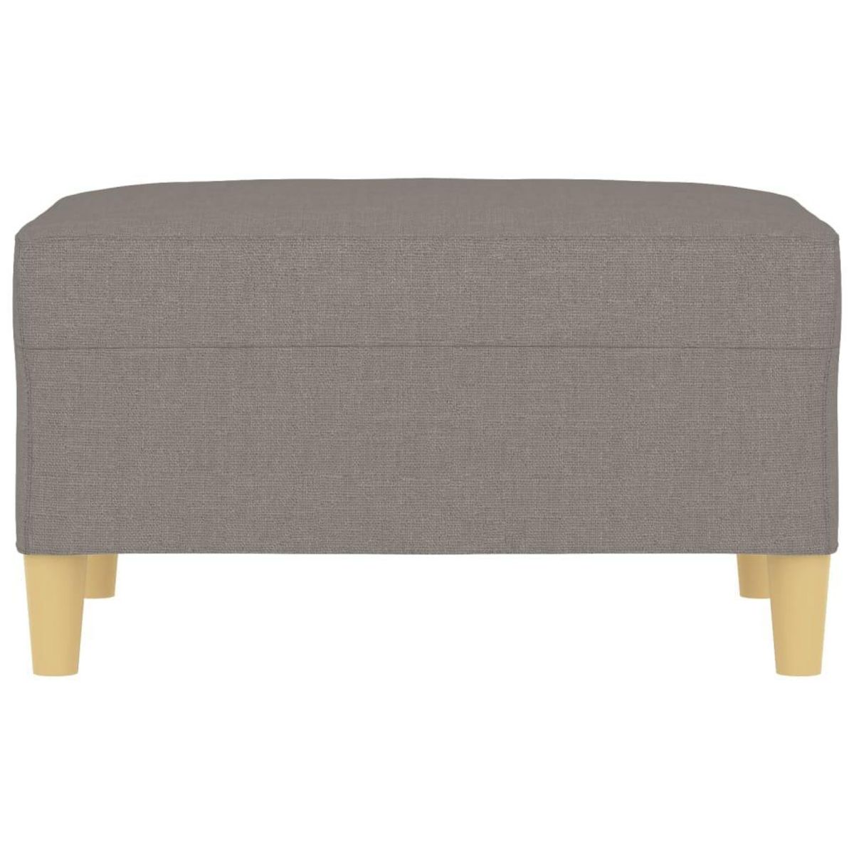 VIDAXL Repose-pied Taupe 70x55x41 cm Tissu