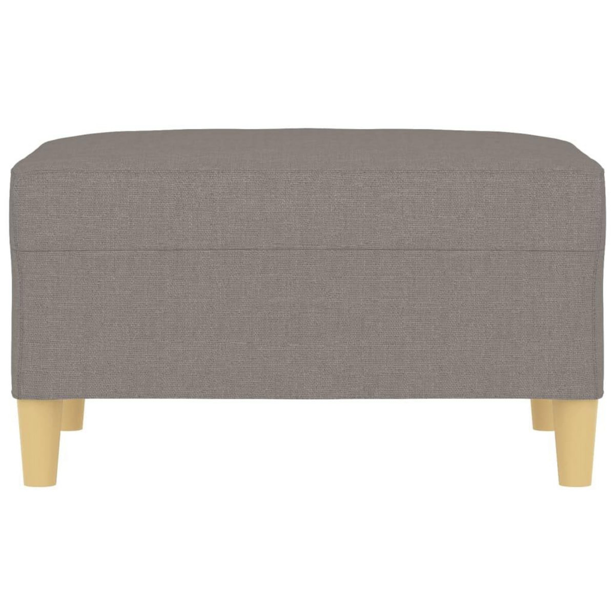 VIDAXL Repose-pied Taupe 70x55x41 cm Tissu