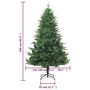 Voir la diapositive 6 : VIDAXL Sapin de Noël artificiel Vert 240 cm PVC et PE