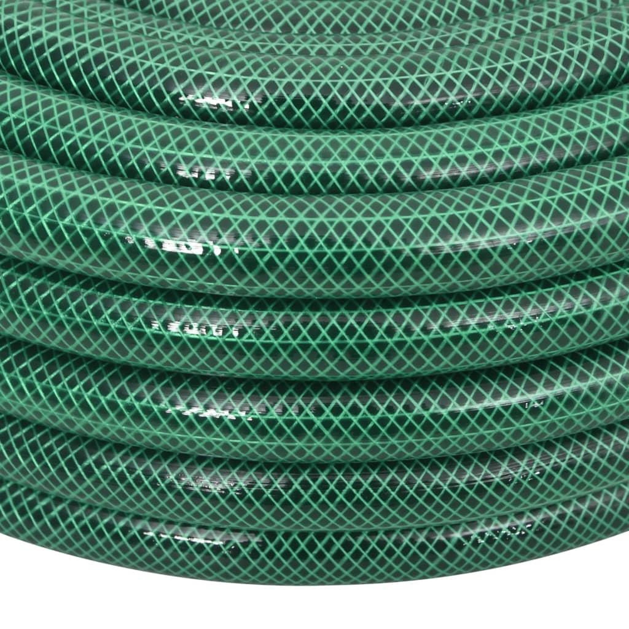 Voir la diapositive 4 : VIDAXL Tuyau d'arrosage avec jeu de raccords vert 0,75  30 m PVC