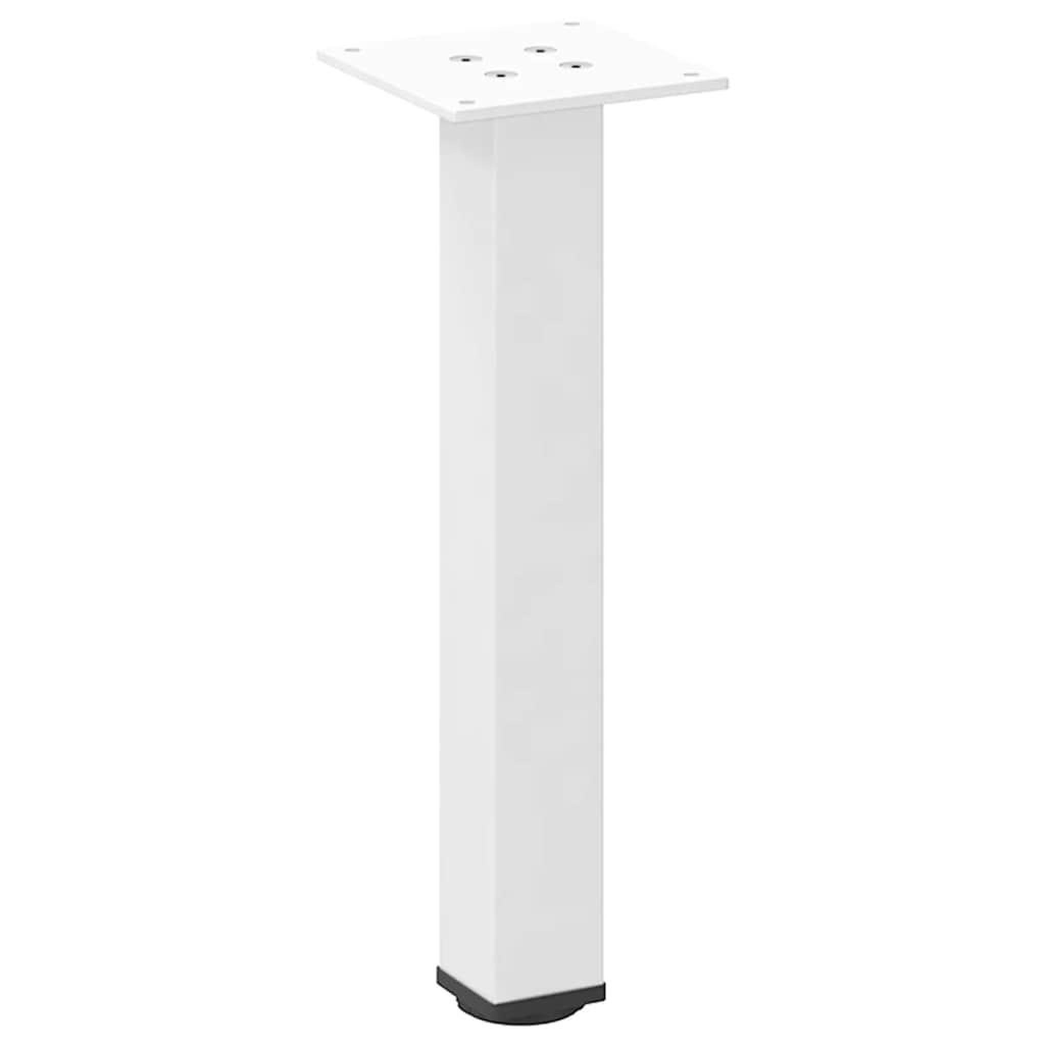 Voir la diapositive 4 : VIDAXL Pieds de table basse 4 pcs blanc 30-32 cm acier