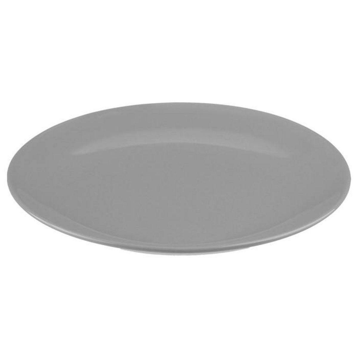 SECRET DE GOURMET Lot de 6 Assiettes Plates  Colorama  26cm Gris