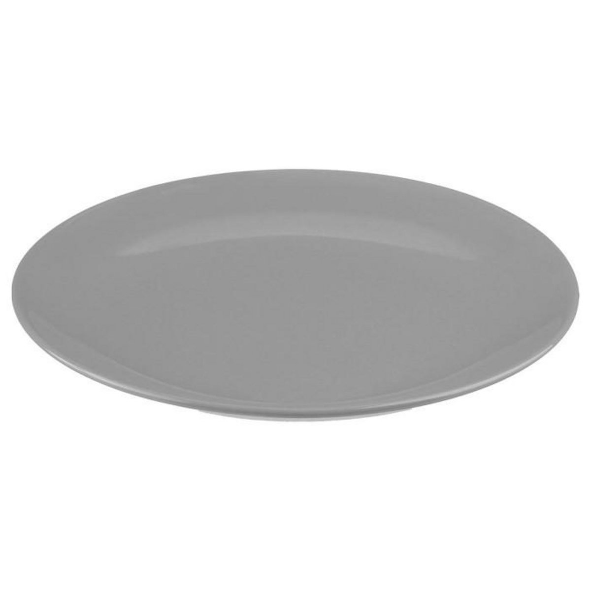 SECRET DE GOURMET Lot de 6 Assiettes Plates  Colorama  26cm Gris