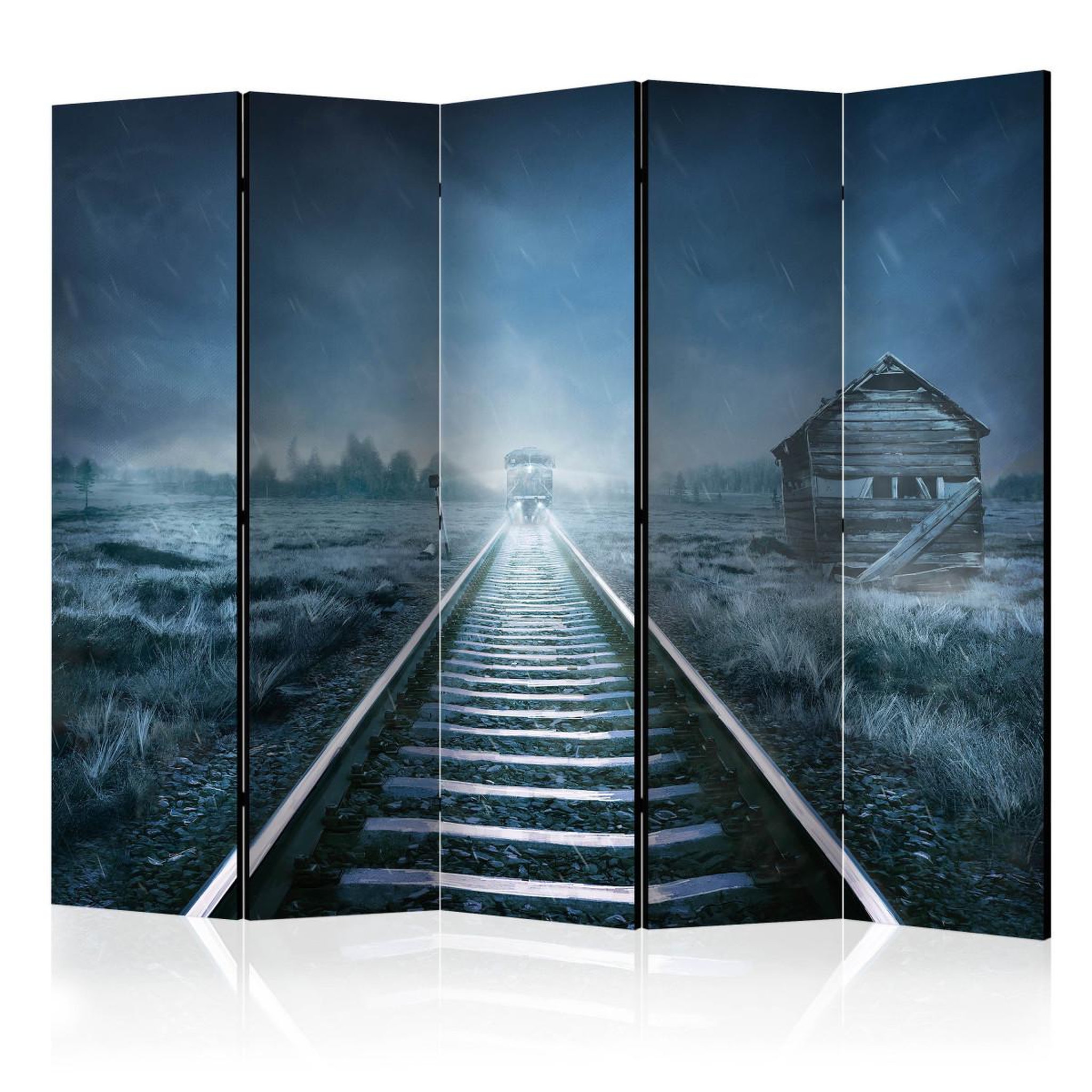 Paris Prix Paravent 5 volets  the ghost train  172x225cm
