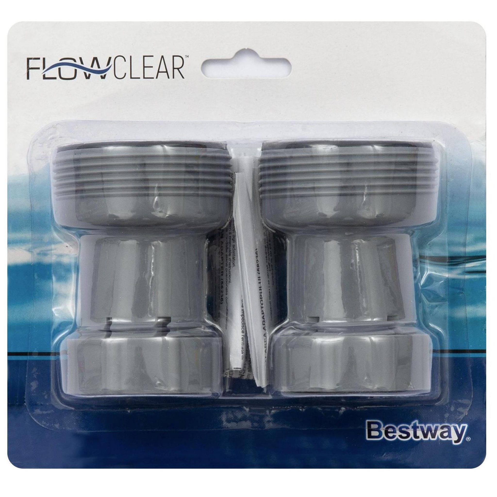 Voir la diapositive 4 : BESTWAY Raccord adaptateur d  38-32 piscine 2pcs