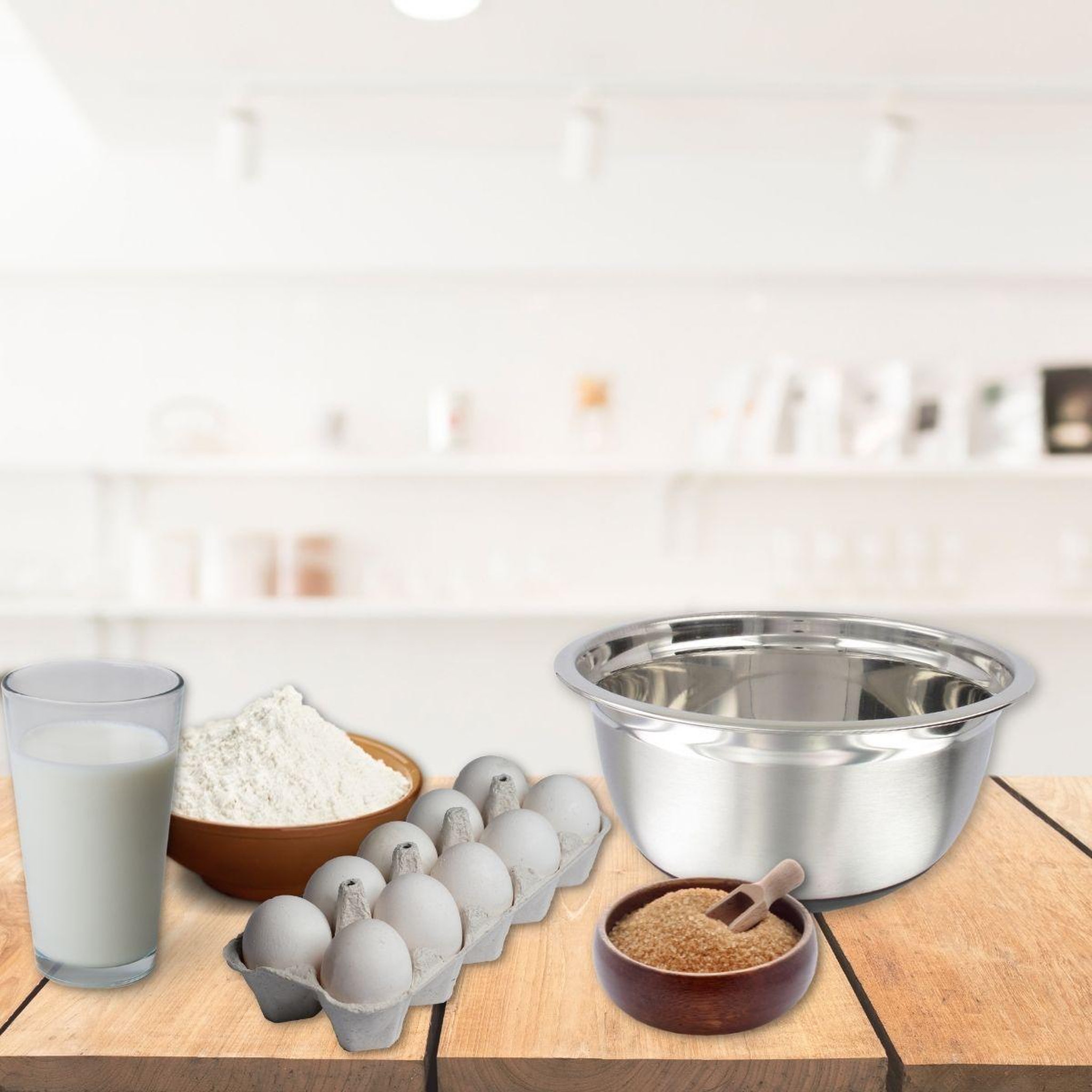 Voir la diapositive 2 : Fackelmann Bol à mixer en inox 24 cm de diamètre fackelmann basic
