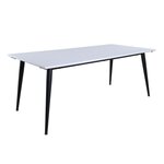 Paris Prix Table à Manger Extensible  Jimmy  195-285cm Blanc