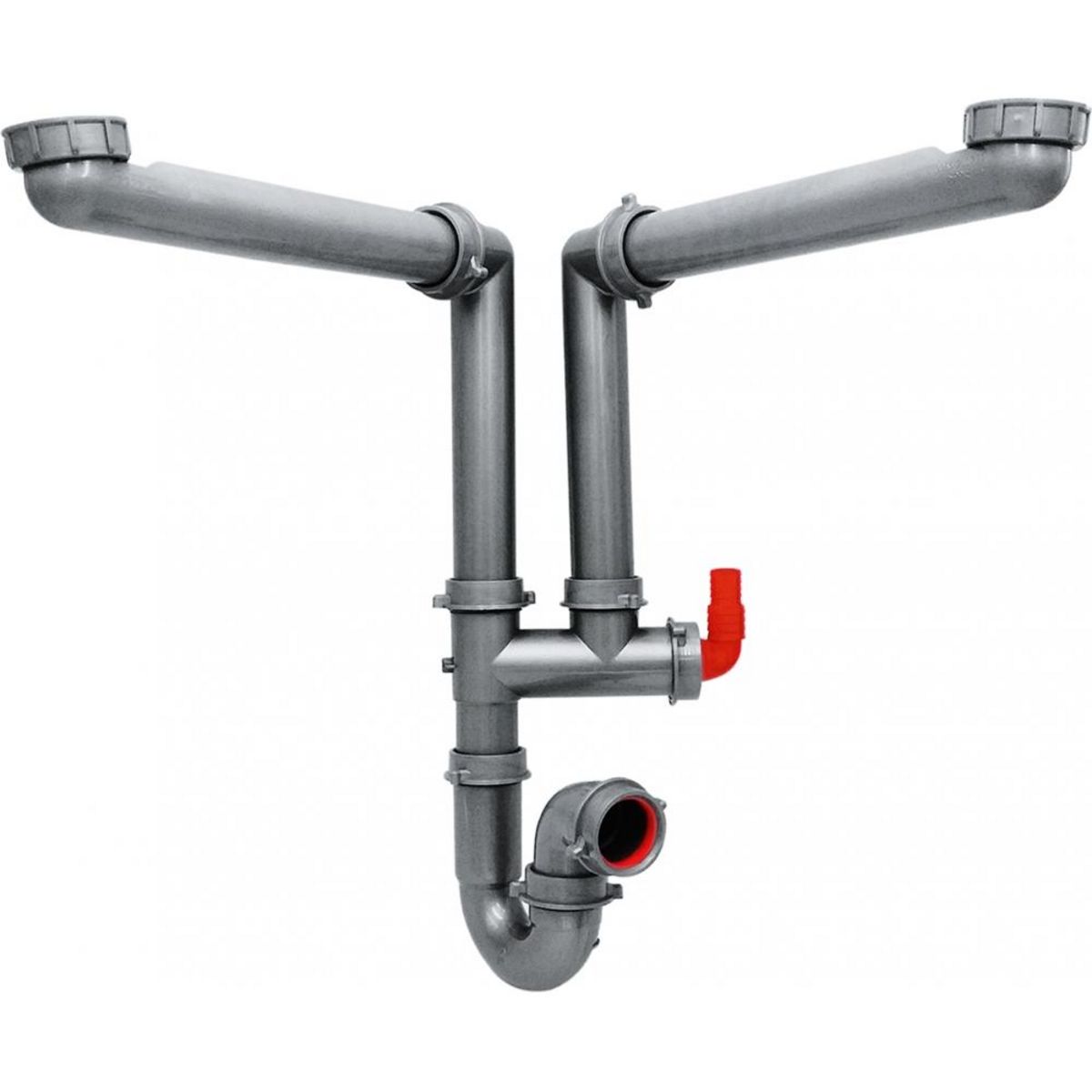 franke Tubulure pour vidage premium 2 cuves - 112.0517.969