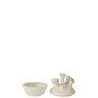 Voir la diapositive 2 : Paris Prix Vase Corail en Argile  Seymour  19cm Blanc
