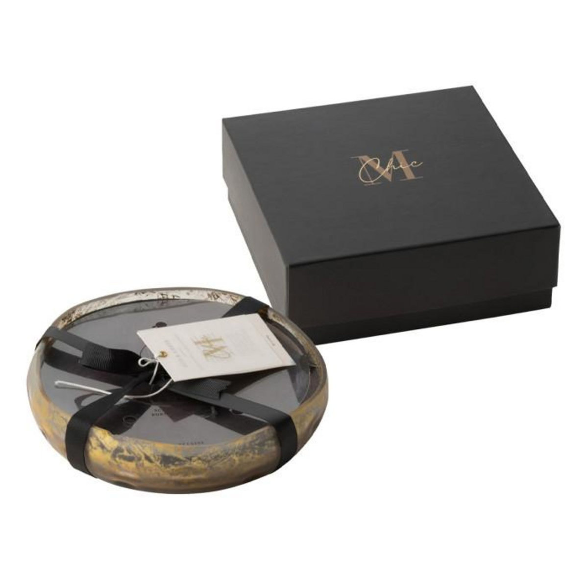 Paris Prix Bougie Parfumée Ronde  M-Chic  19cm Oud & Amber
