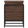Voir la diapositive 5 : VIDAXL Boîte de rangement avec couvercle chene marron bois ingenierie