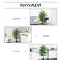 Voir la diapositive 6 : OUTSUNNY Arbre artificiel plante artificiel banyan hauteur 1,45 m tronc branches liane lichen feuilles grand réalisme pot inclus