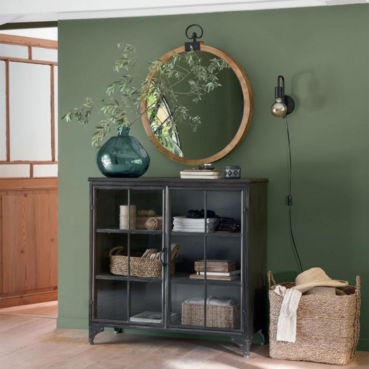 ATMOSPHERA Applique Murale Design  Keli  25cm Noir