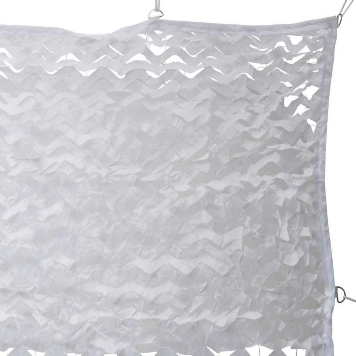  Toile d'ombrage ajourée blanche  3 x 3m