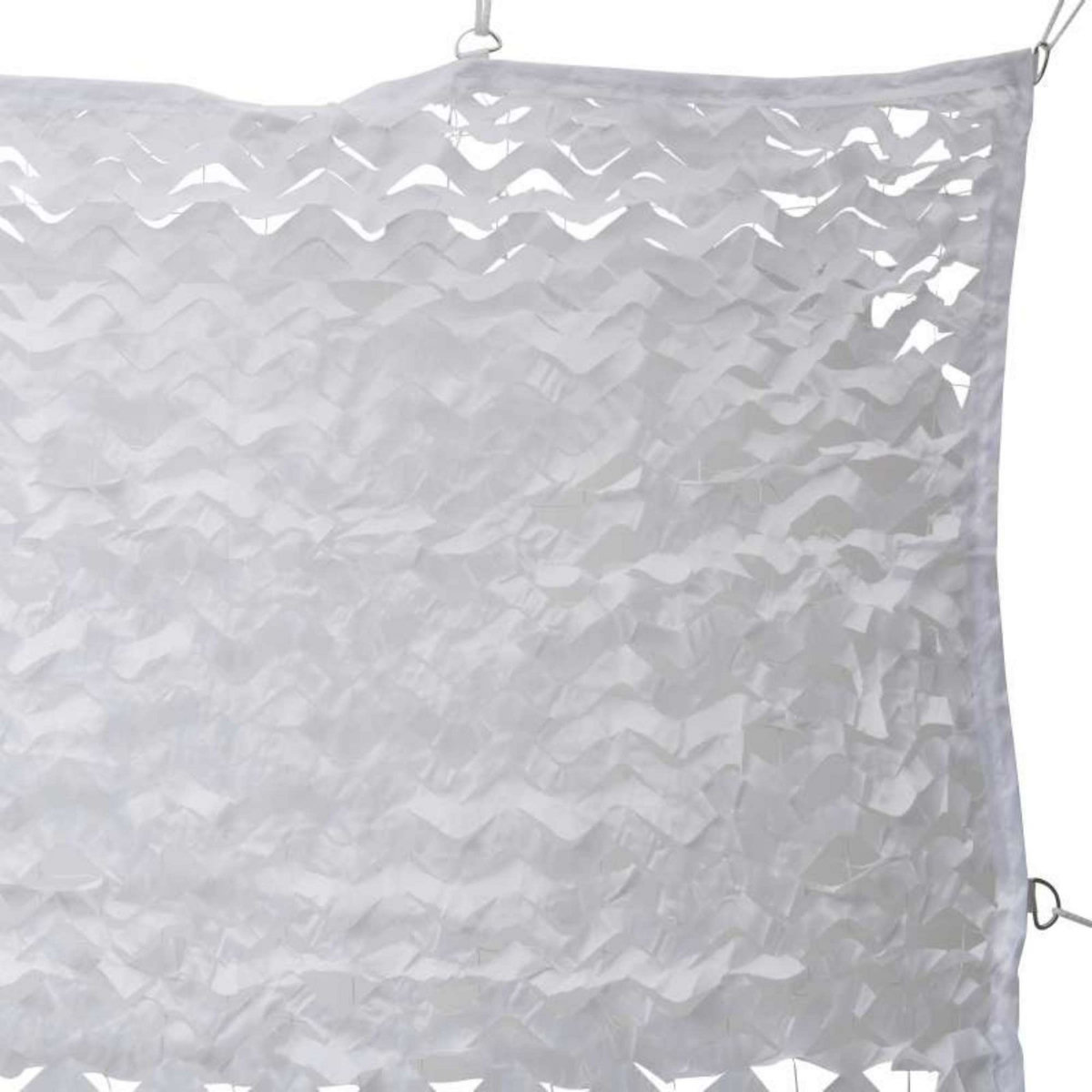  Toile d'ombrage ajourée blanche  3 x 3m