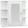 VIDAXL Armoire a miroir de salle de bain Blanc 66x17x63 cm MDF