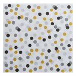 Paris Prix Lot de 20 Serviettes en Papier  Confettis  33x33cm Multicolore