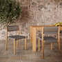 Voir la diapositive 2 : Rendez vous déco Lot de 2 chaises de jardin en bois de teck recyclé et tissage en corde-Nusa