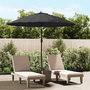 Voir la diapositive 1 : VIDAXL Parasol d'exterieur avec mat en aluminium 270 cm noir