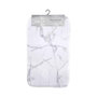 Voir la diapositive 2 : Paris Prix Tapis de Bain Microfibre  Effet Marbre  45x75cm Blanc
