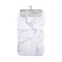 Voir la diapositive 2 : Paris Prix Tapis de Bain Microfibre  Effet Marbre  45x75cm Blanc