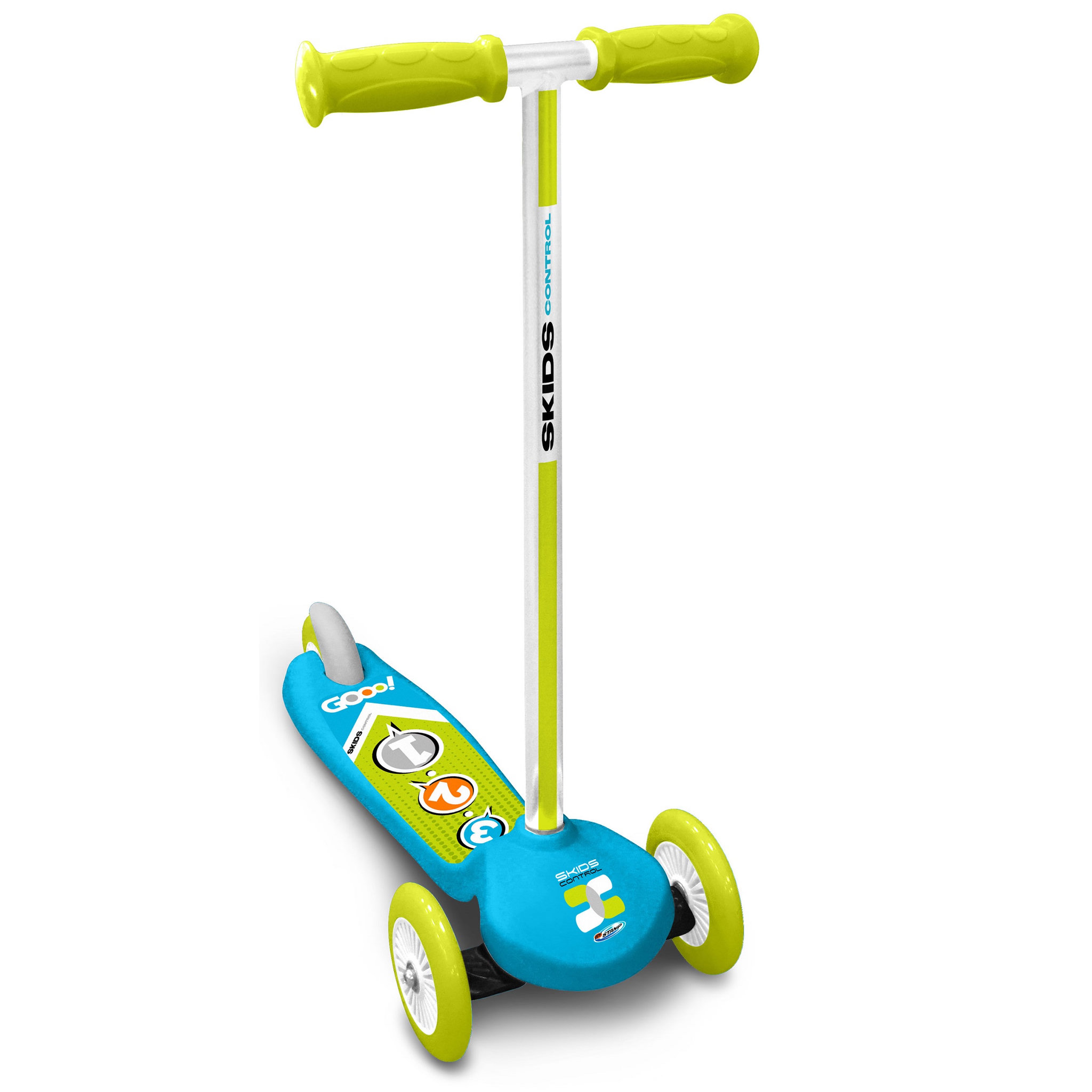 Voir la diapositive 1 : Trottinette 3 roues twist and roll  bleu- Skids Control