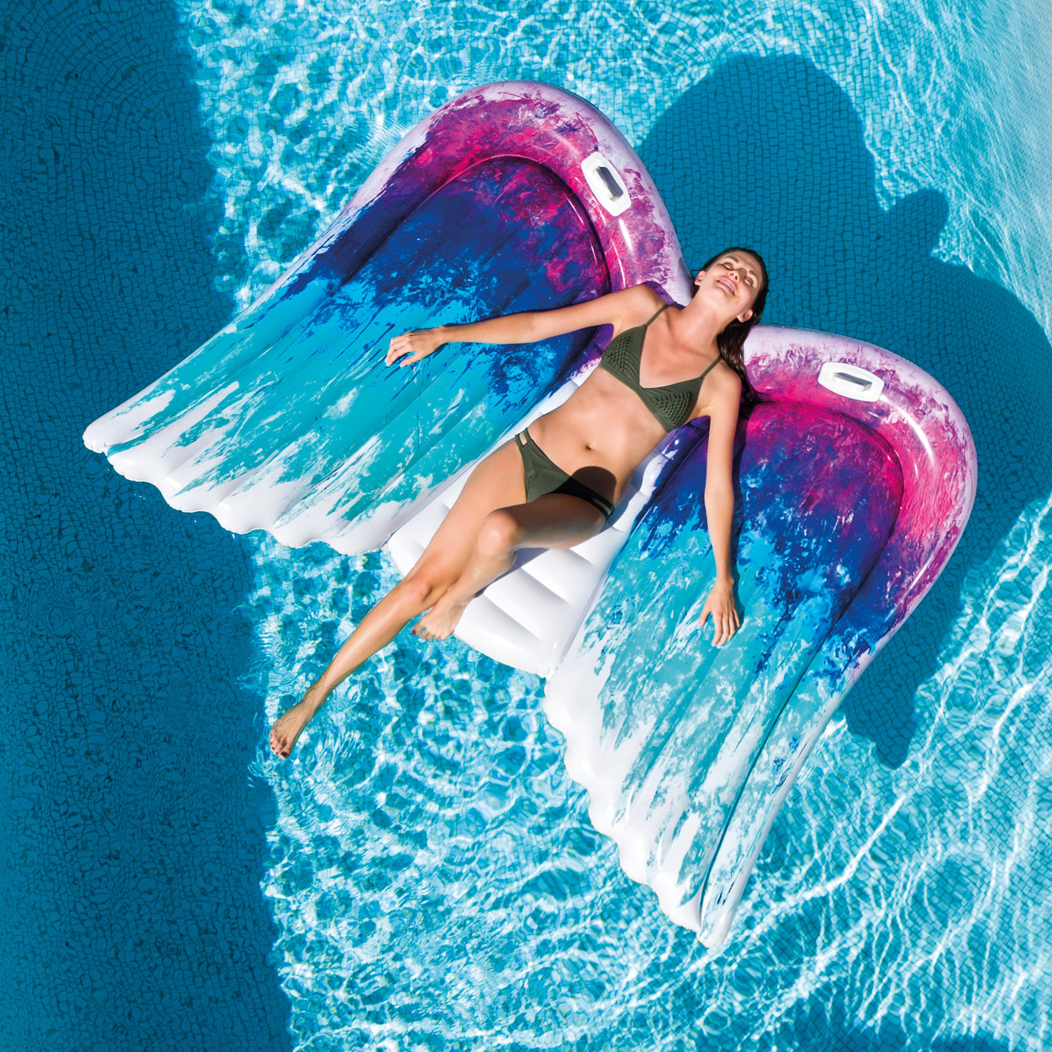 Voir la diapositive 3 : INTEX Matelas gonflable - Ailes d'ange 