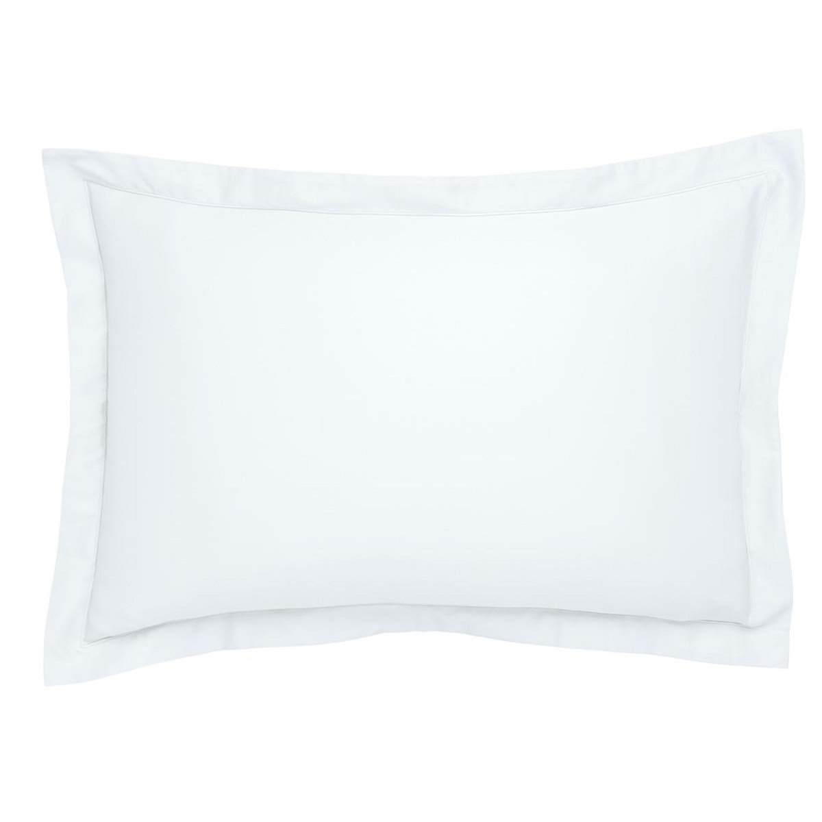 DODO Taie d'oreiller Partition Satin de coton Coloris Blanc