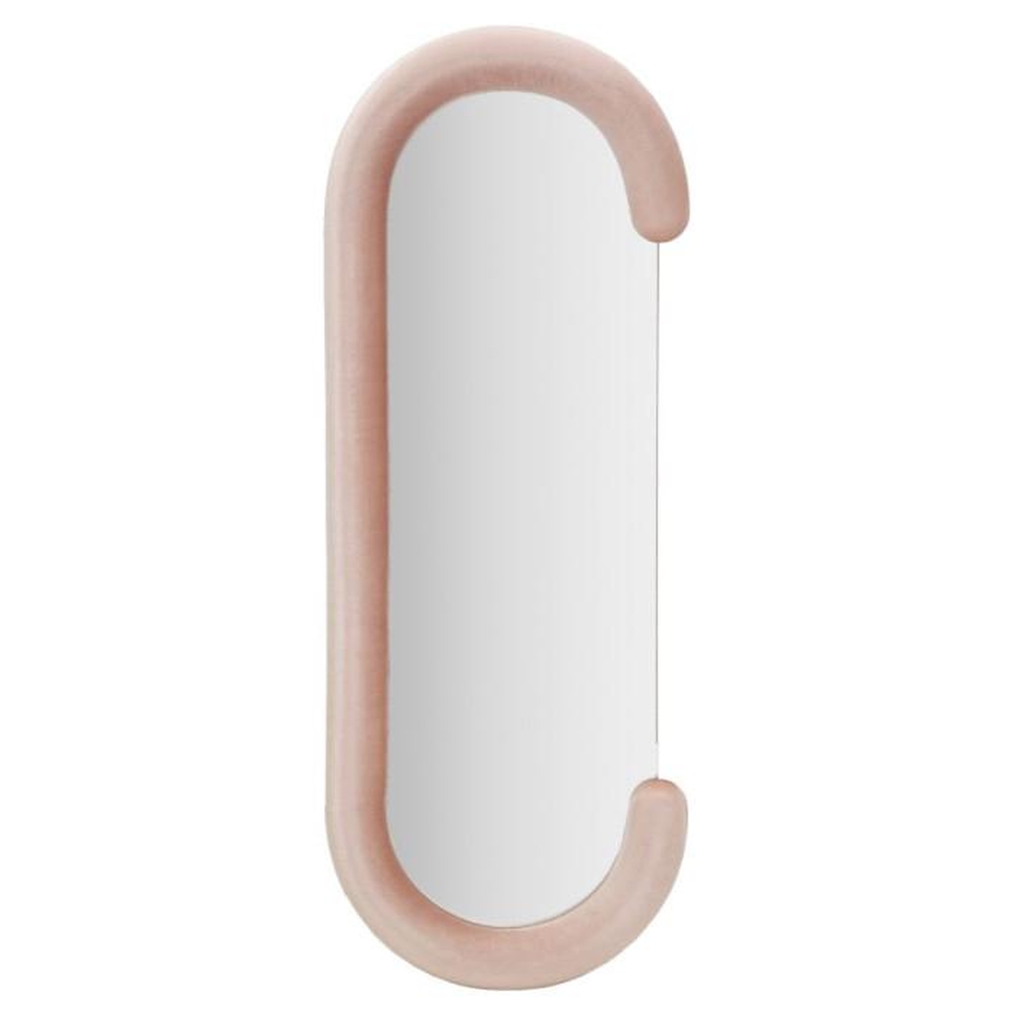 Paris Prix Miroir Mural en Velours  Chantal  160cm Rose