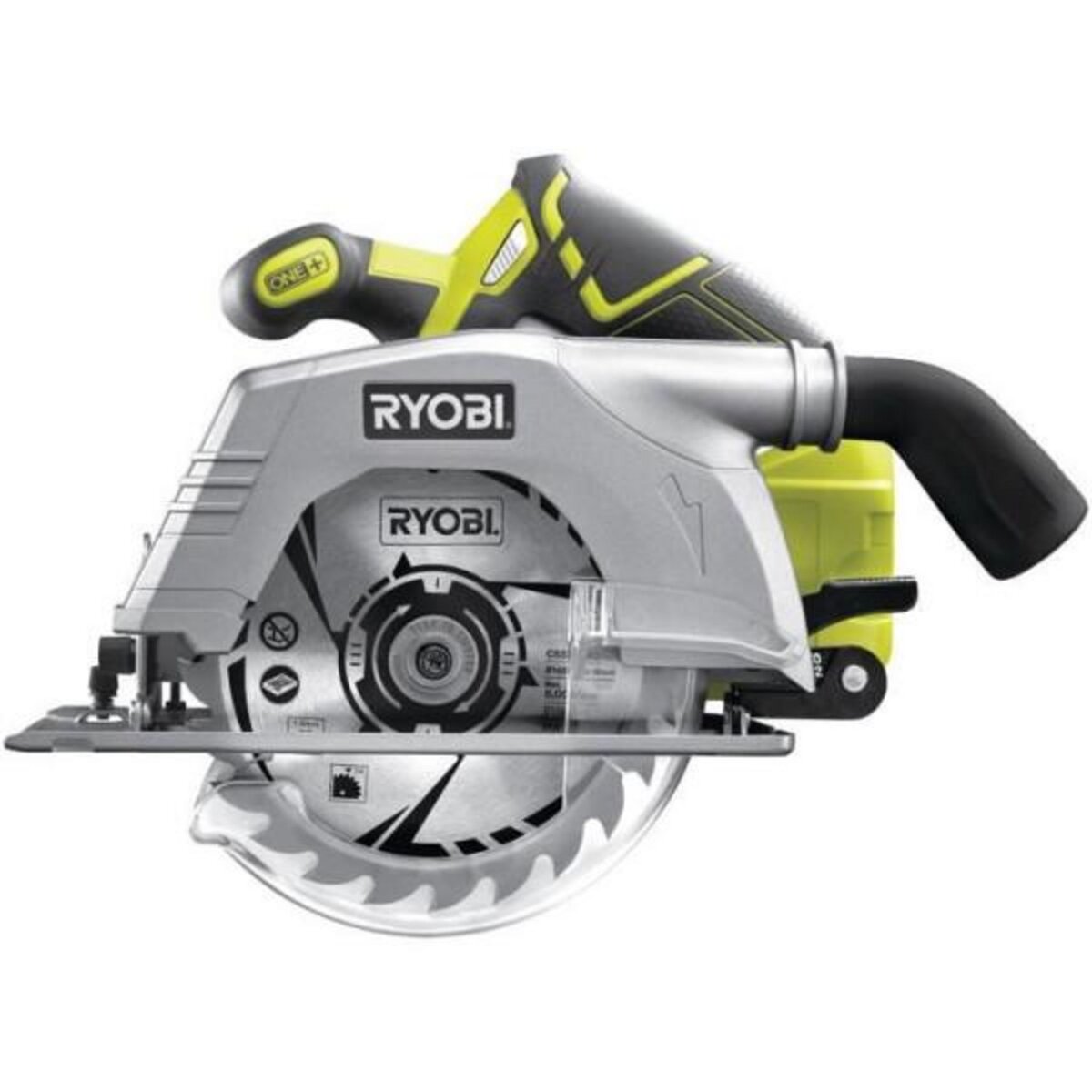 Ryobi RYOBI - Scie circulaire 18V ONE+ - diam. 165 mm x 16 mm - 4 700 tr/min - Livrée avec 1 lame 24 dents - R18CS-0