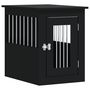 Voir la diapositive 2 : VIDAXL Meuble de cage pour chiens noir 45x62x59 cm bois d'ingenierie