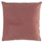 Paris Prix Coussin Déco Uni  Velvetine  40x40cm Rose