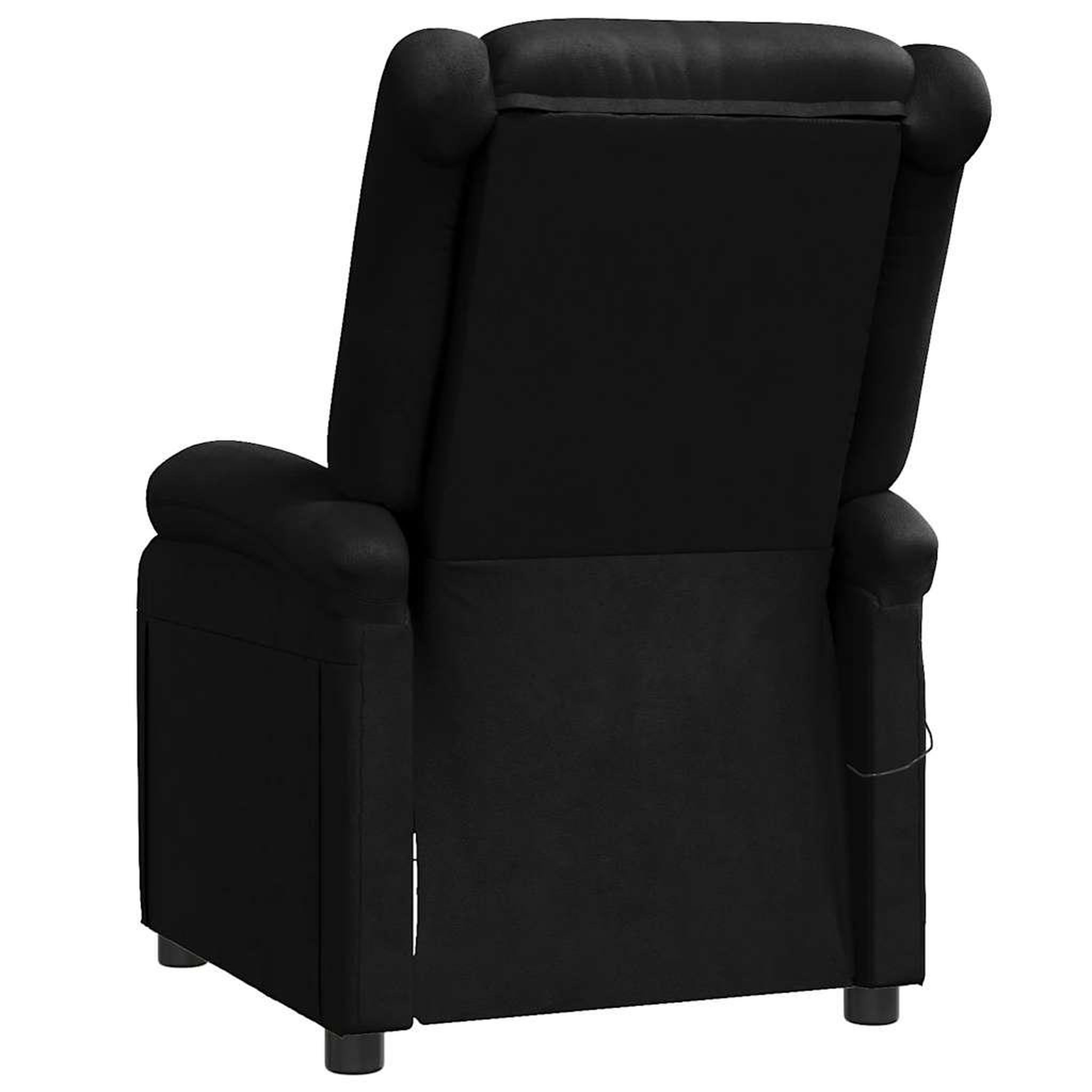 Voir la diapositive 5 : VIDAXL Fauteuil de massage Noir Similicuir