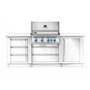 Voir la diapositive 3 : NAPOLEON Barbecue à gaz encastrable Prestige Pro 500 inox 3 brûleurs + Sizzle Zone + brûleur arrière - Napoleon